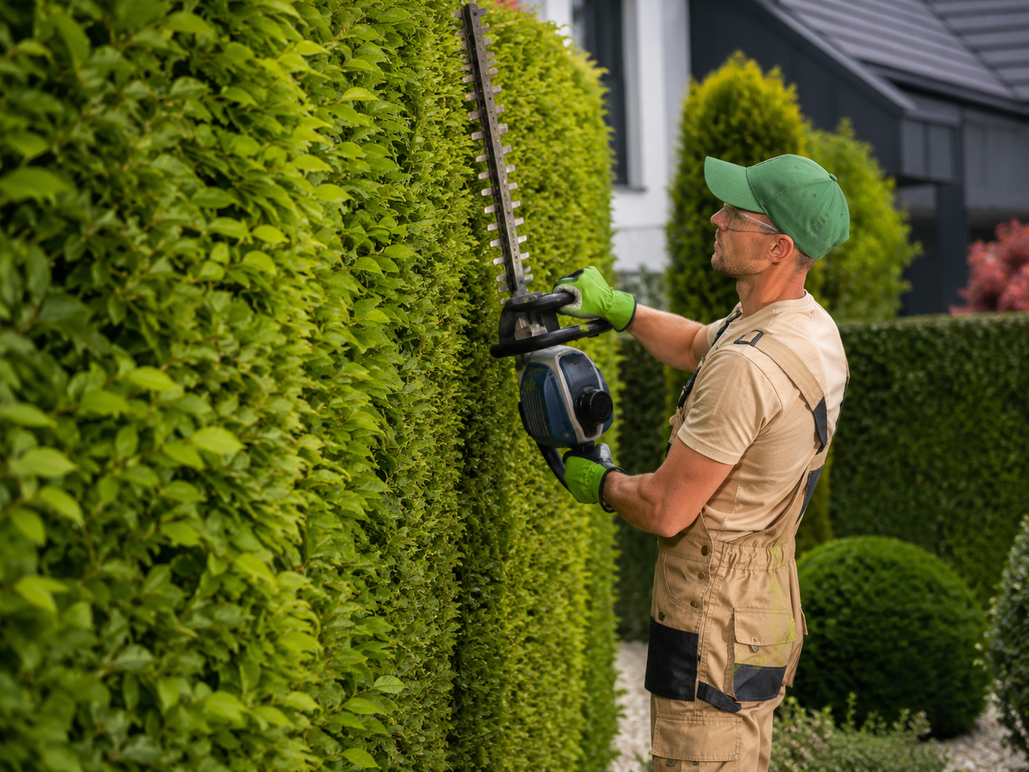 Hedge cutting by Guyler Landscapes